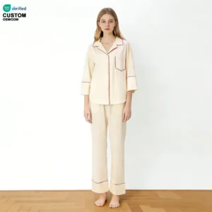 QinQin Hot Sale Women's Loungewear Set Cotton/Modal Bridal Custom logo