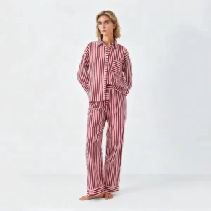 QinQin New Arrival Elegant Comfortable Casual Women's Long-sleeve Lyocell Pants Pajama Sets Breathable for Home Cozy Nightwear