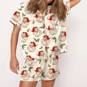 QinQin Custom Cotton Women's Pajamas Eco-Friendly Bamboo Homewear Summer Casual Pyjamas Sleepwear Lounge Wear