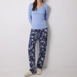 QinQin Elegant High Quality Women's Pajamas Set Custom Printing Lyocell/Bamboo Fabric Soft Breathable Sleepwear Custom Colors