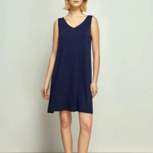 QinQin Elegant Breathable Super Soft Cozy Lightweight Ladies Night Dress Pajamas Women Spring Summer Sleeveless Loungewear