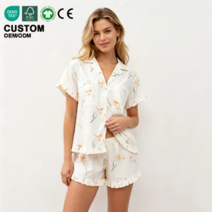 Lounge Sets Women Clothing Lightweight Pajama Sets Woman Soft Touch Casual Sleepwear Breathable Nightwear for Women Summer
