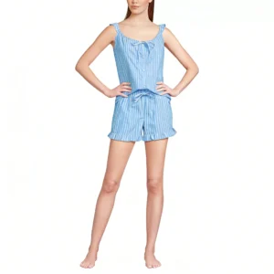 QinQin New Arrival Elegant Fashionable Lightweight Breathable Women's Pajamas Sets Bow Design Cozy Casual Nightwear Lyocell