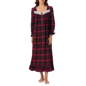QinQin Elegant Fashionable Classy Soft Breathable Comfortable Women's Night Dress Pajamas Cozy Cotton Holiday Home Wear