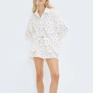 QinQin Custom Printing Summer Elegant Lightweight Soft Cozy Loungewear Women Pajamas Sets