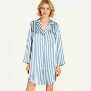 QinQin High Quality Elegant Stylish Comfortable Women's One-piece Night Dress Pajamas Fashionable Lightweight Lyocell V-neck