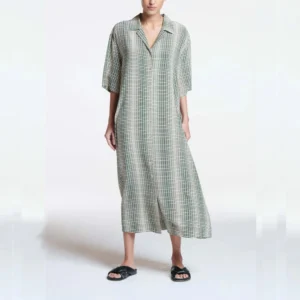 QinQin Trendy Soft Stylish Flowy Loungewear Women's Night Dress Pajama Cozy Home Clothes Elegant Breathable Front Spring Summer